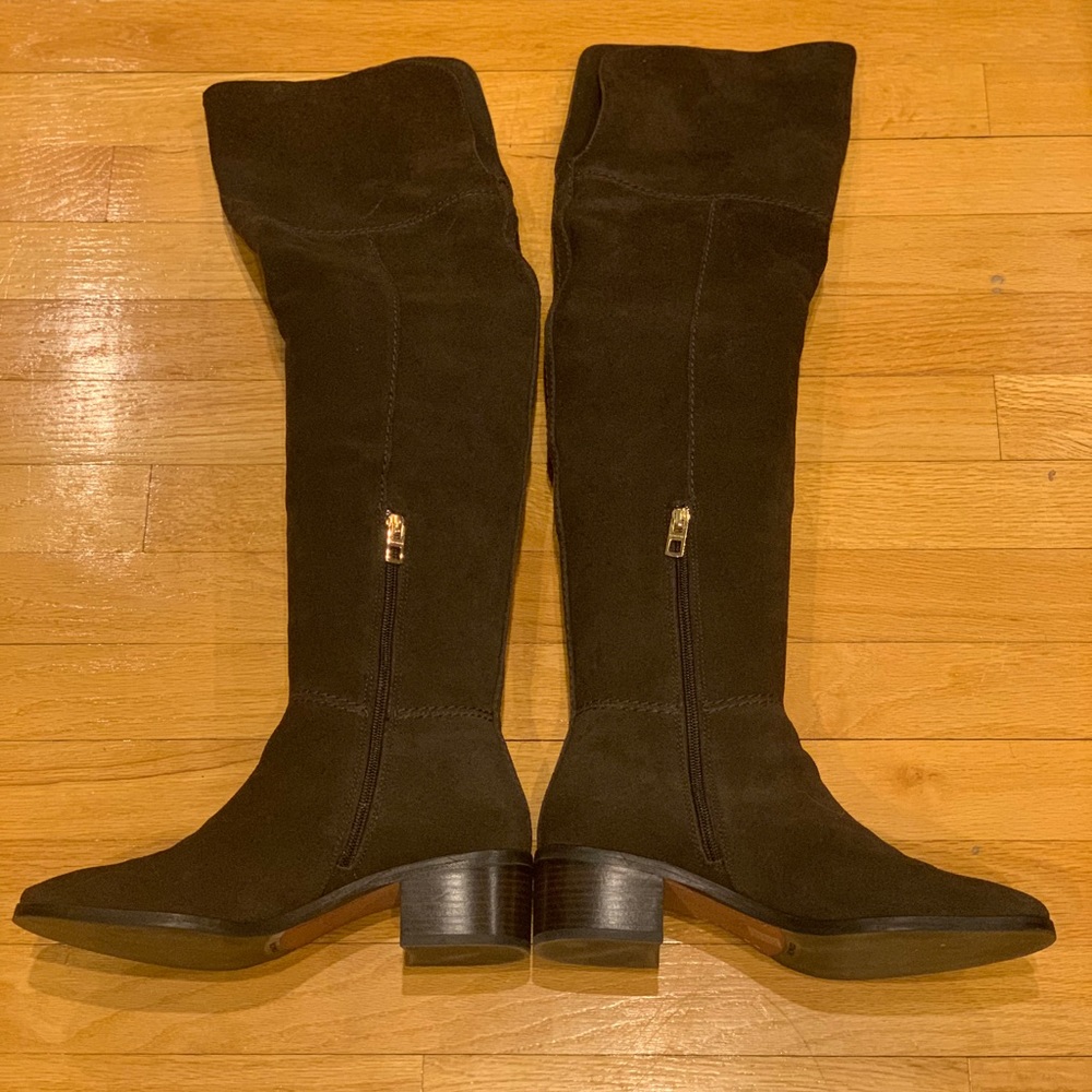 Coach Brown Suede Over-the-knee Boots. Size 7.5B.